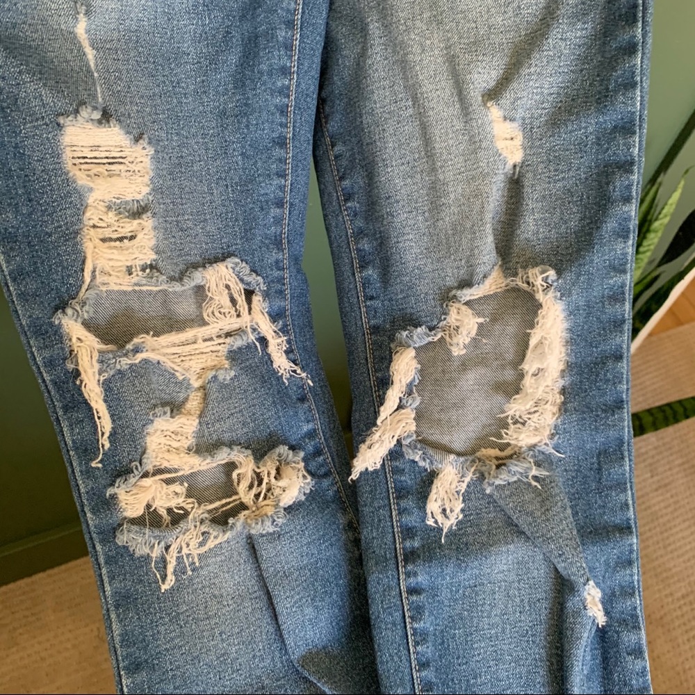 Pistola Distressed Crop High Rise Jeans - Picture 3 of 10